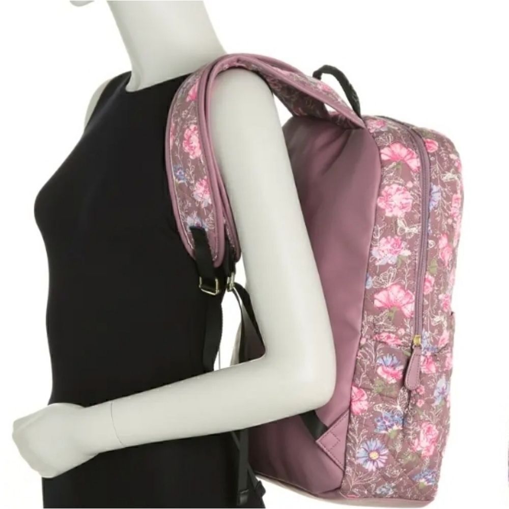LUV BETSEY BY BETSEY JOHNSON Cotton Quilted Backpack with Purse Bag - Picture 4 of 9